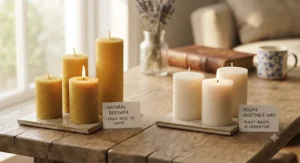 beeswax-pillar-candles-vs-vegetable-wax