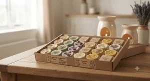 Selection of eco-friendly wax melt pods designed for use in electric and ceramic warmers