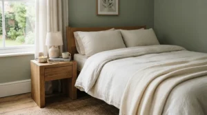 Bedroom ambiance created by fresh wax melts vs clean cotton wax melts